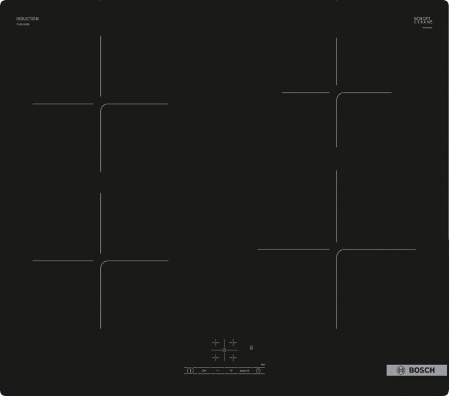 Встраиваемая индукционная панель BOSCH Индукционная варочная панель Bosch Serie 4 PUE61KBB5E — для бизнеса и офиса Встраиваемая индукционная панель BOSCH Индукционная варочная панель Bosch Serie 4 PUE61KBB5E — для бизнеса и офиса