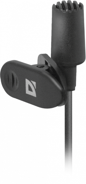 Defender Микрофон компьютерный MIC-109 черный, на прищепке, 1,8 м Defender MIC-109 Defender Микрофон компьютерный MIC-109 черный, на прищепке, 1,8 м Defender MIC-109