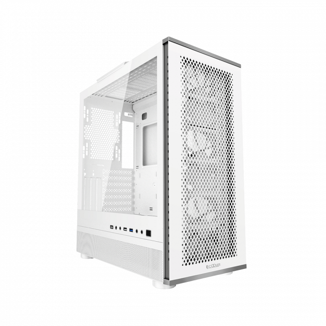 Корпус без блока питания PcCooler ME200 MESH WH — для бизнеса и офиса Корпус без блока питания PcCooler ME200 MESH WH — для бизнеса и офиса