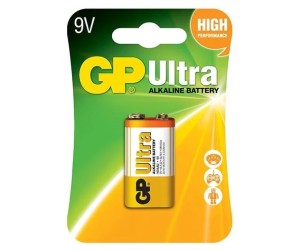 Алкалиновая батарейка GP Ultra Alkaline 9V Крона - 1 шт. на блистере GP Ultra Alkaline 9V Крона (4891199034688)