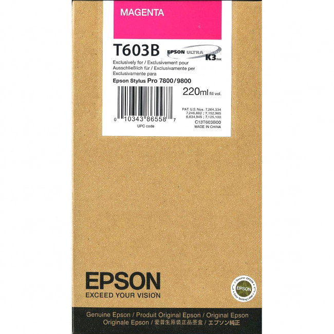 Картридж Epson C13T603B00 — для бизнеса и офиса