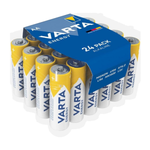 Батарейка Varta ENERGY LR6 AA BOX24 Alkaline 1.5V (4106) (24/288) (24 шт.) Varta ENERGY (04106229224)