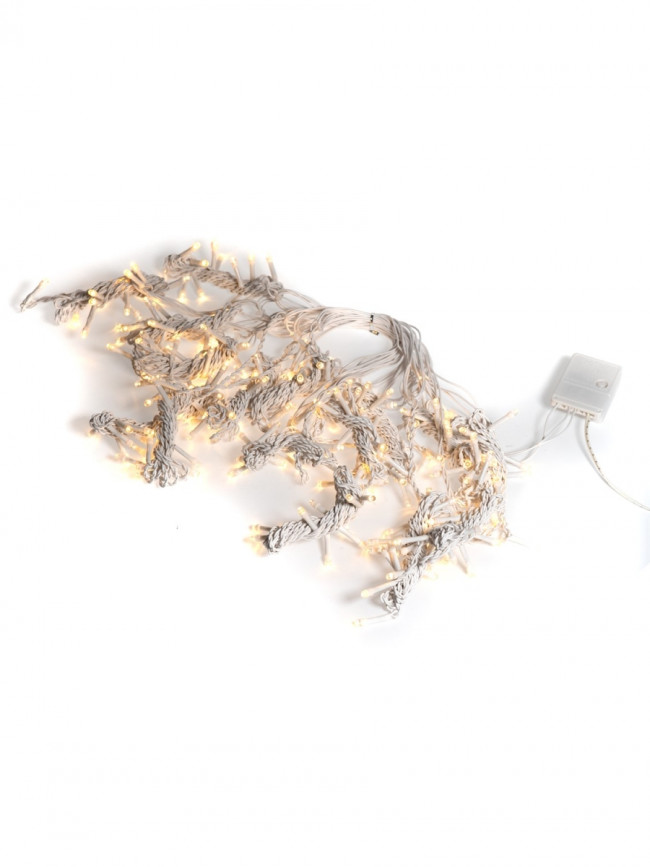 Гирлянда Гирлянда 360LED 220V, 8 режимов, 3х3 м, занавес, тёплый белый