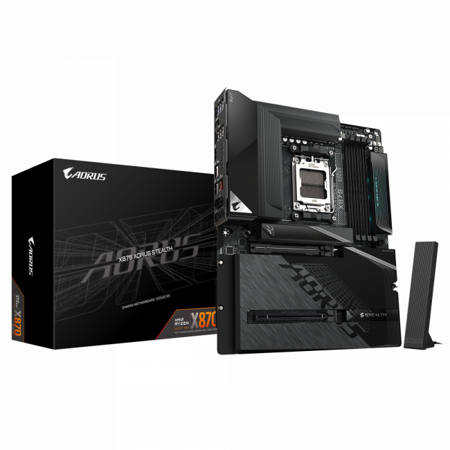 Материнская плата Gigabyte X870 A STEALTH — для бизнеса и офиса