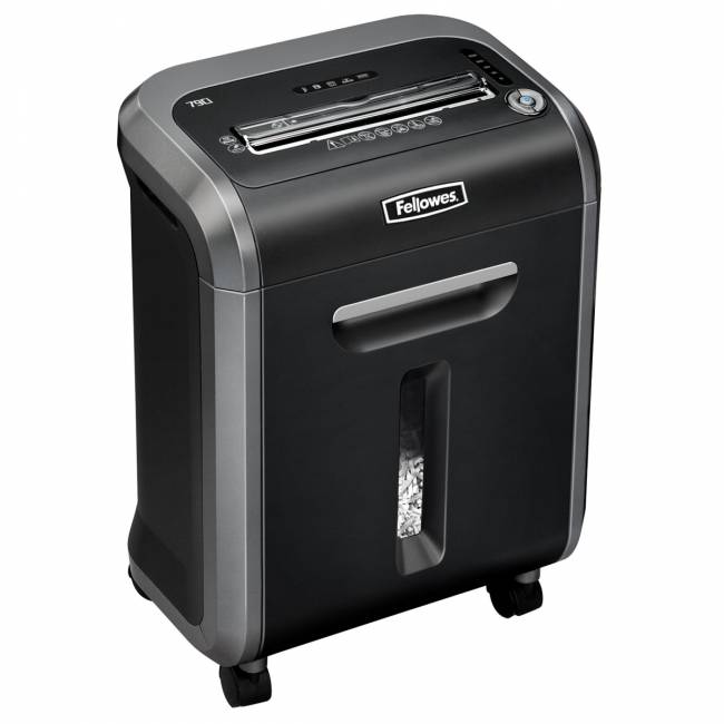 Шредер Fellowes® Powershred® 79Ci, DIN P-4, 4х38 мм, 16 лст., 23 лтр., 100% Jam Proof™, SafeSense™ Fellowes FS-46790 — для бизнеса и офиса Шредер Fellowes® Powershred® 79Ci, DIN P-4, 4х38 мм, 16 лст., 23 лтр., 100% Jam Proof™, SafeSense™ Fellowes FS-46790 — для бизнеса и офиса