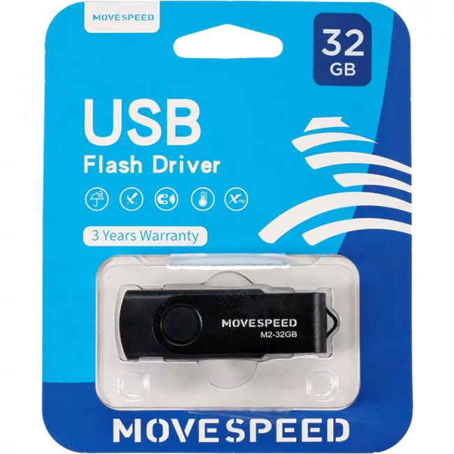 USB2.0 32GB Move Speed M2 черный Move Speed 32GB M2 (M2-32G)