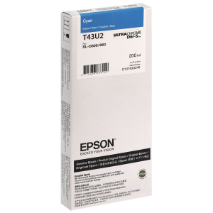 Картридж Epson T43U Cyan