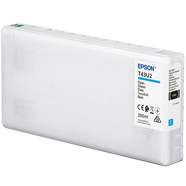 Картридж Epson T43U Cyan — для бизнеса и офиса