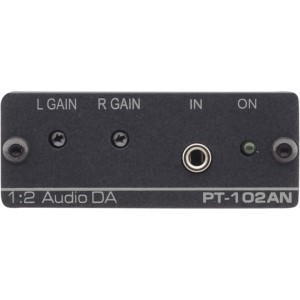 Усилитель-распределитель 1:2 стерео аудио; регулировка уровня [90-752790] Kramer PT-102AN