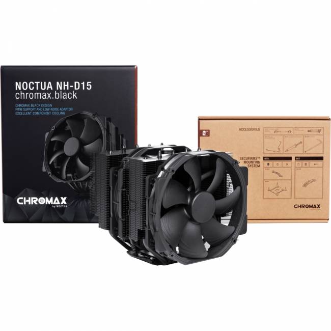 Кулер для процессора Noctua NH-D15 chromax.black — для бизнеса и офиса