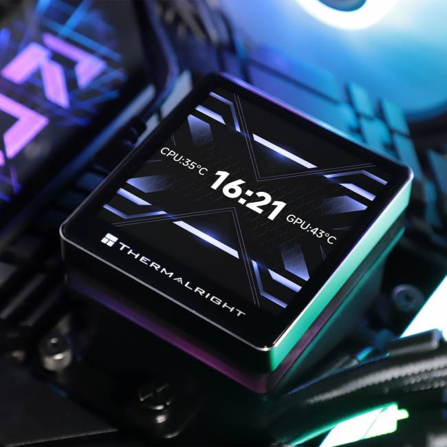Водяное охлаждение для процессора Thermalright Grand Vision 360 Black — для бизнеса и офиса Водяное охлаждение для процессора Thermalright Grand Vision 360 Black — для бизнеса и офиса