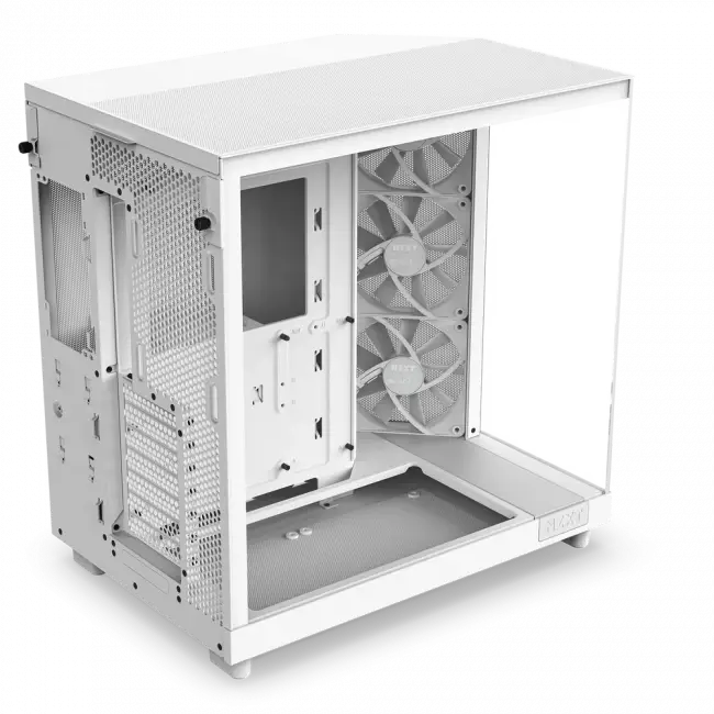 Корпус без блока питания NZXT H6 Flow CC-H61FW-01 — для бизнеса и офиса