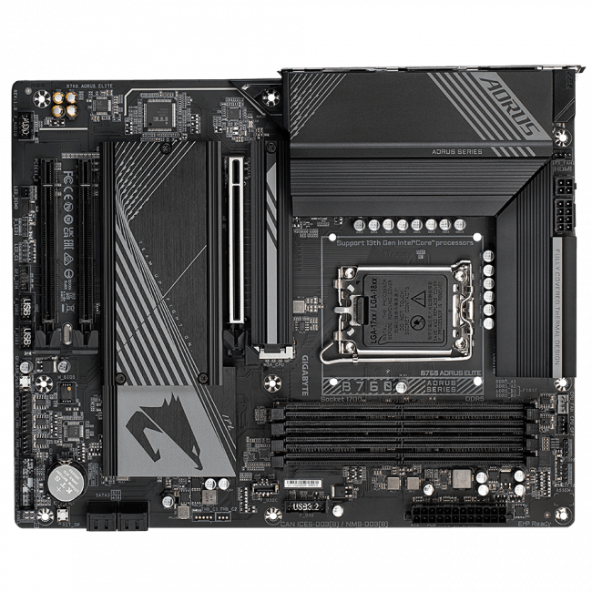 Материнская плата Gigabyte B760 AORUS ELITE — для бизнеса и офиса