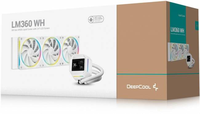 Система водяного охлаждения Deepcool R-LM360-WHDMMC-1 — для бизнеса и офиса