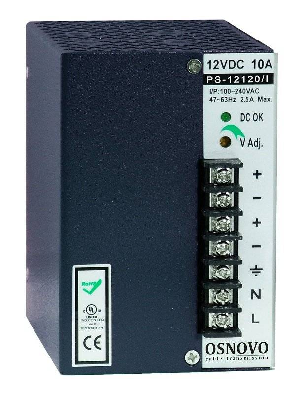 Блок питания OSNOVO PS-12120/I — для бизнеса и офиса
