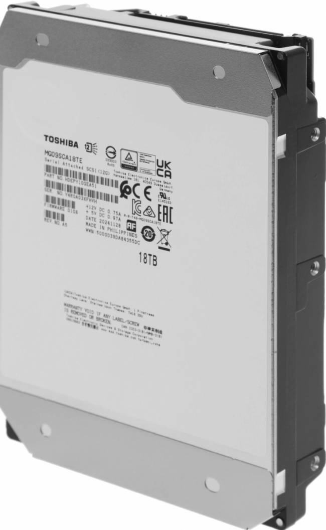 Жесткий диск Toshiba MG09SCA18TE — для бизнеса и офиса