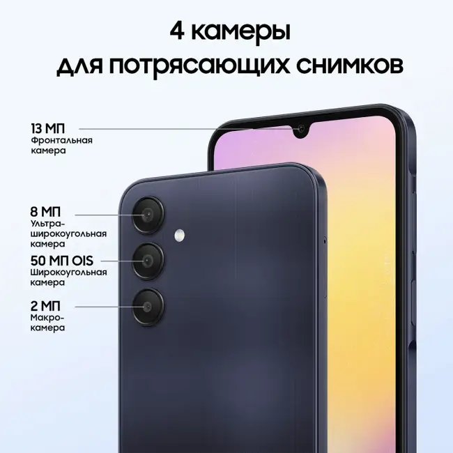 Смартфон Samsung SM-A256EZKDCAU — для бизнеса и офиса Смартфон Samsung SM-A256EZKDCAU — для бизнеса и офиса
