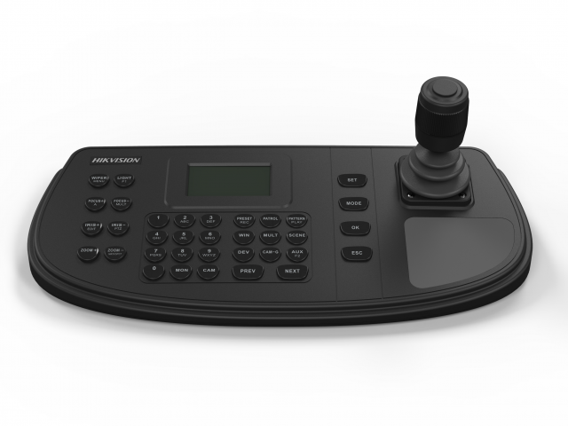 Клавиатура для управления, экран 128×64, 4-х осевой джойстик, управление скоростными поворотными и регистраторами, поддержка до 16 пользователей, 1 RS-232, 1 RS-485, 4.5 Вт, 12В DC, 435х193х110 мм Hikvision DS-1200KI — для бизнеса и офиса Клавиатура для управления, экран 128×64, 4-х осевой джойстик, управление скоростными поворотными и регистраторами, поддержка до 16 пользователей, 1 RS-232, 1 RS-485, 4.5 Вт, 12В DC, 435х193х110 мм Hikvision DS-1200KI — для бизнеса и офиса