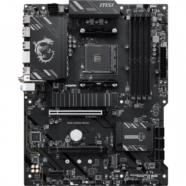 Материнская плата MSI B550 GAMING WIFI6E — для бизнеса и офиса Материнская плата MSI B550 GAMING WIFI6E — для бизнеса и офиса