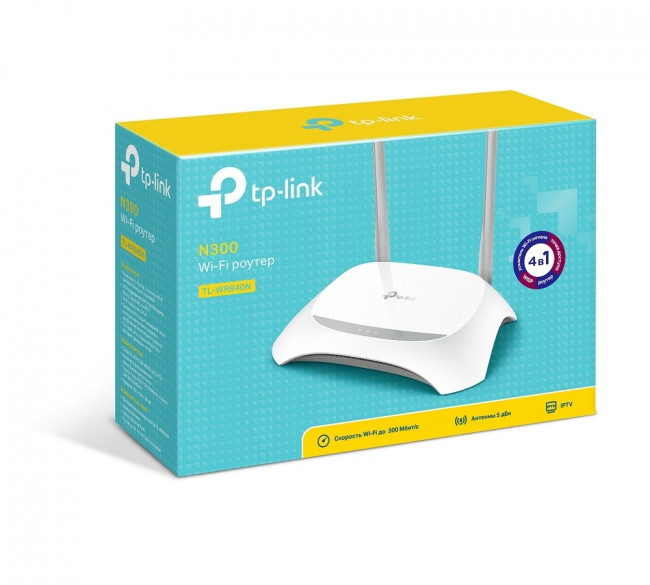 Маршрутизатор TP-Link TL-WR840N Маршрутизатор TP-Link TL-WR840N