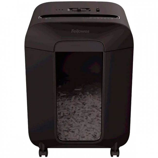 Шредер Fellowes® Powershred® LX85, DIN P-4, 4х40мм, 12лст., 19 лтр., SafeSense™, шт Шредер Fellowes Powershred LX85 (FS-44008) — для бизнеса и офиса