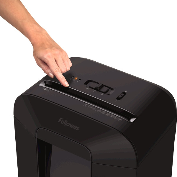 Шредер Fellowes® Powershred® LX85, DIN P-4, 4х40мм, 12лст., 19 лтр., SafeSense™, шт Шредер Fellowes Powershred LX85 (FS-44008) — для бизнеса и офиса