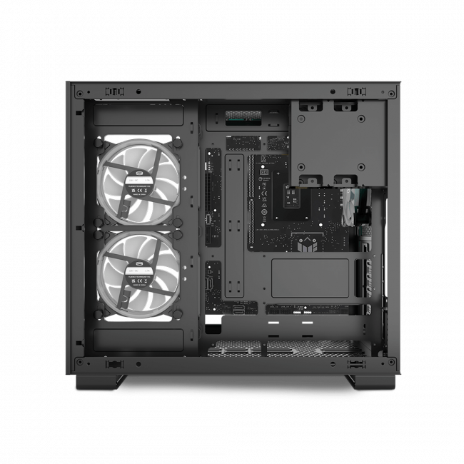 Корпус без блока питания PCCooler C3T500 ARGB BK — для бизнеса и офиса