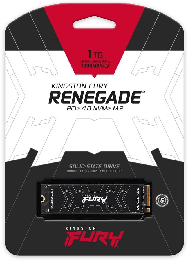 Твердотельный накопитель Kingston Fury Renegade SFYRS/1000G Твердотельный накопитель Kingston Fury Renegade SFYRS/1000G