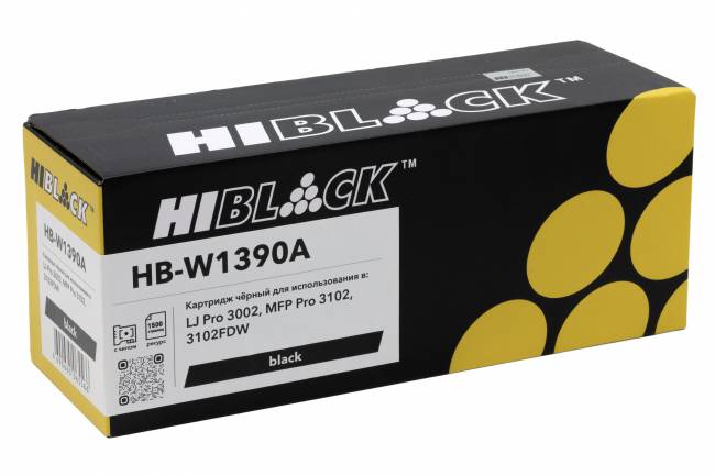 Картридж Hi-Black (HB-W1390A) для HP LaserJet Pro 3002/MFP Pro 3102/3102FDW, 1,5K — для бизнеса и офиса