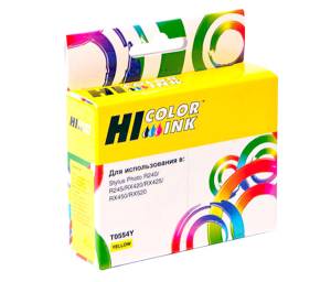 Картридж Hi-Black (HB-T0554) для Epson Stylus Photo R240/RX420/RX520, Y