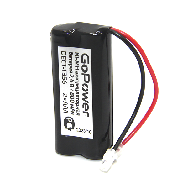 Аккумулятор для радиотелефонов GoPower T356 PC1 NI-MH 800mAh (1/15/300) Аккумулятор для радиотелефонов GoPower T356 (00-00015310) — для бизнеса и офиса Аккумулятор для радиотелефонов GoPower T356 PC1 NI-MH 800mAh (1/15/300) Аккумулятор для радиотелефонов GoPower T356 (00-00015310) — для бизнеса и офиса