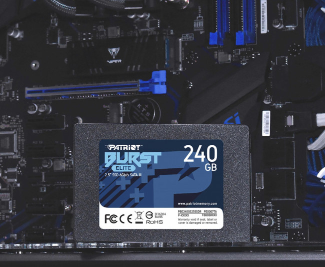 Накопитель SSD Patriot PBE240GS25SSDR — для бизнеса и офиса