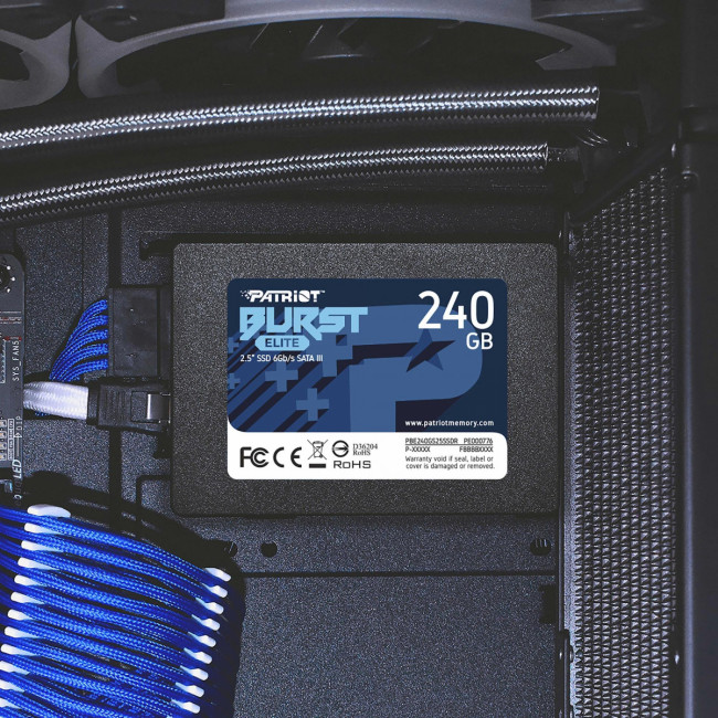 Накопитель SSD Patriot PBE240GS25SSDR — для бизнеса и офиса