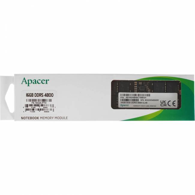 Модули памяти для ноутбуков Apacer FS.16G2A.PTH — для бизнеса и офиса