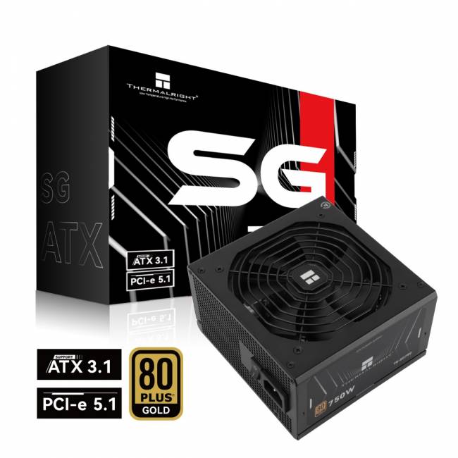 Блок питания 750W Thermalright TR-SG750 750W 80+ Gold — для бизнеса и офиса