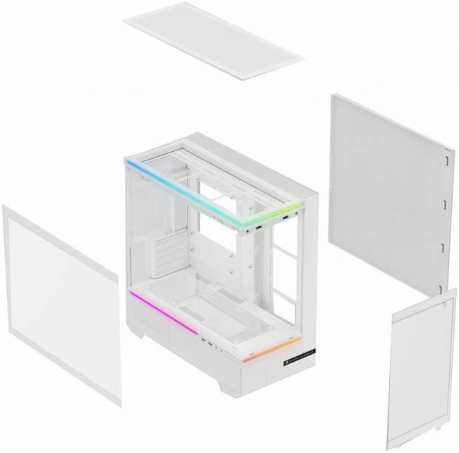 Корпус без блока питания Thermalright M10 Vision White — для бизнеса и офиса