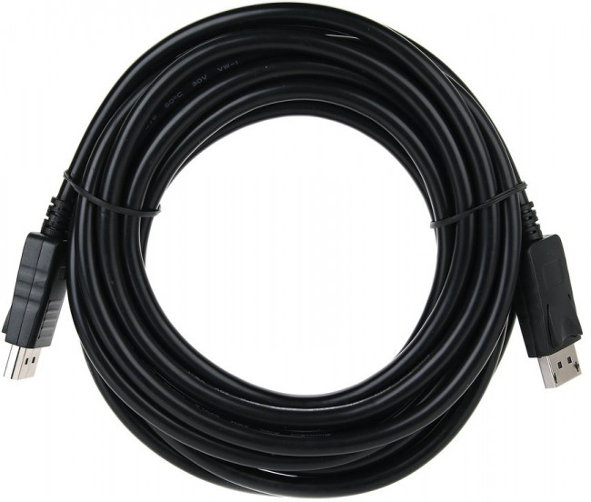 Кабель соединительный DISPLAY PORT -- DISPLAY PORT  1080P@60Hz 5м Telecom <CG590-5M> Telecom DisplayPort (m) - DisplayPort (m) 5м — для бизнеса и офиса