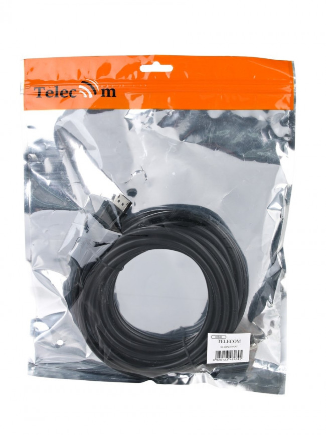 Кабель соединительный DISPLAY PORT -- DISPLAY PORT  1080P@60Hz 5м Telecom <CG590-5M> Telecom DisplayPort (m) - DisplayPort (m) 5м — для бизнеса и офиса