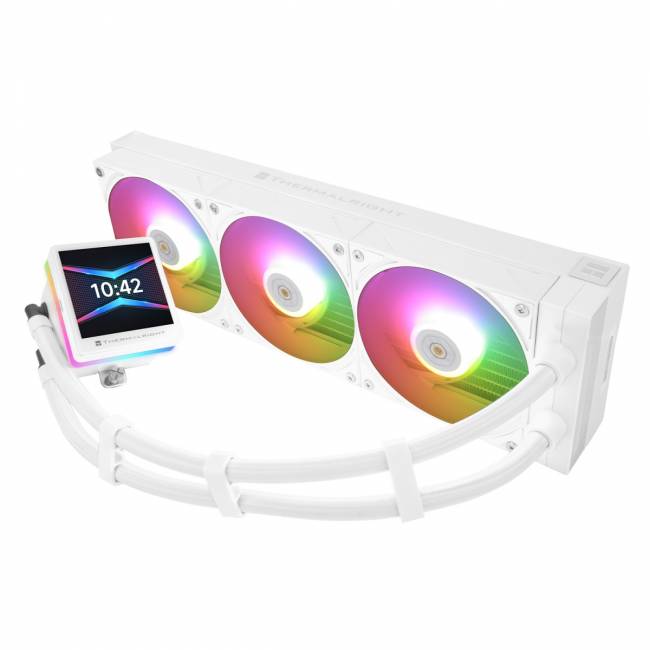 Водяное охлаждение для процессора Thermalright Grand Vision 360 White — для бизнеса и офиса Водяное охлаждение для процессора Thermalright Grand Vision 360 White — для бизнеса и офиса