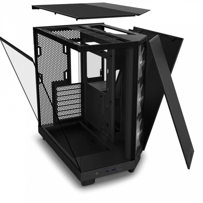 Корпус без блока питания NZXT H6 Flow RGB CC-H61FB-R1 — для бизнеса и офиса