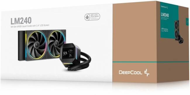 Система водяного охлаждения Deepcool R-LM240-BKDMMC-1 — для бизнеса и офиса