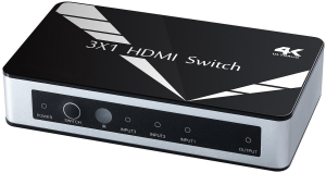 Greenconnect Переключатель v1.4 HDMI 3 к 1 серия Greenline Greenconnect Переключатель Greenline  v1.4 HDMI 3 к 1