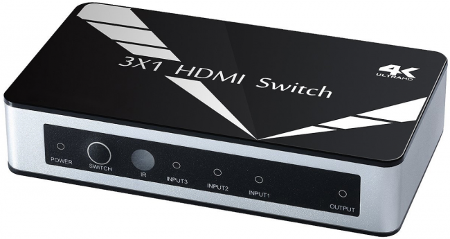 Greenconnect Переключатель v1.4 HDMI 3 к 1 серия Greenline Greenconnect Переключатель Greenline  v1.4 HDMI 3 к 1 — для бизнеса и офиса