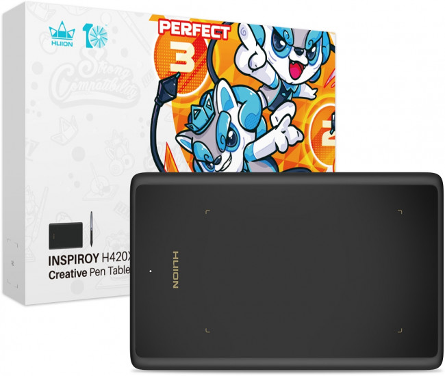 Графический планшет Huion Inspiroy H420X — для бизнеса и офиса