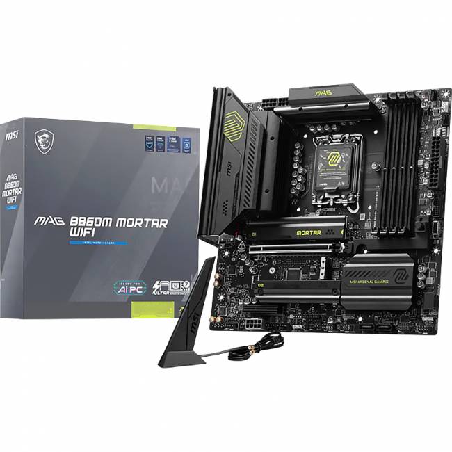 Материнская плата MSI MAG B860M MORTAR WIFI — для бизнеса и офиса