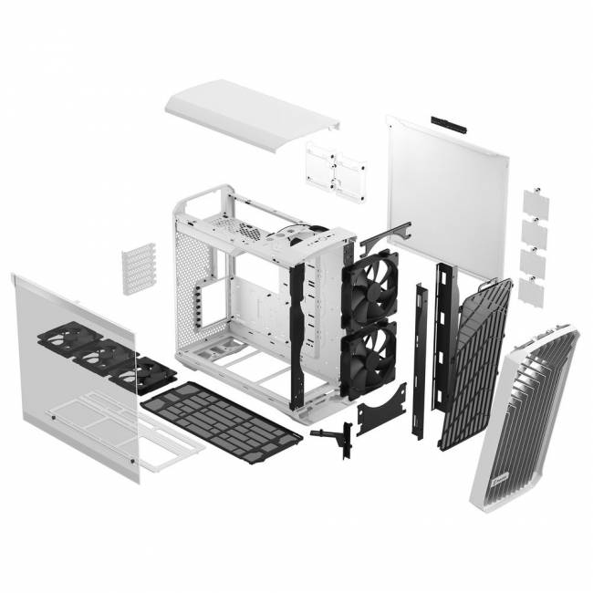 Корпус ПК без блока питания Корпус Design Torrent TG Clear Tint (FD-C-TOR1A-03) — для бизнеса и офиса Корпус ПК без блока питания Корпус Design Torrent TG Clear Tint (FD-C-TOR1A-03) — для бизнеса и офиса