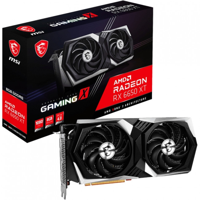 Видеокарта MSI Radeon RX 6650 XT GAMING X 8G — для бизнеса и офиса