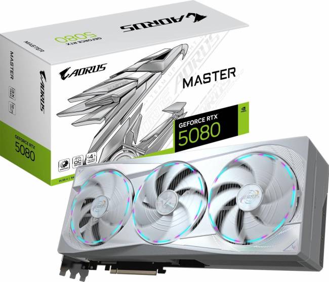 Видеокарта Gigabyte GV-N5080AORUSM ICE-16GD 1.0 — для бизнеса и офиса