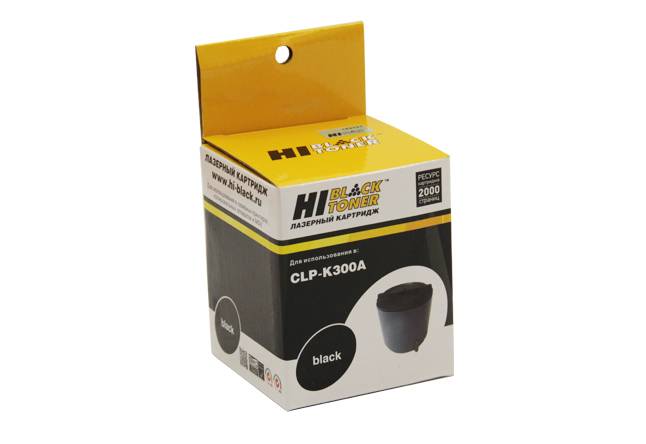 Тонер-картридж Hi-Black (HB-CLP-K300A) для Samsung CLP-300/300N/CLX-2160/N/3160N/FN, Bk,2K — для бизнеса и офиса