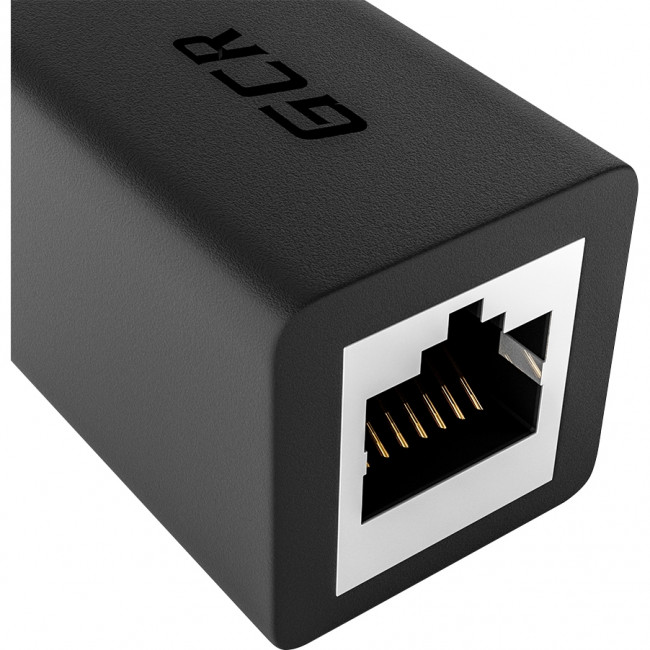 GCR Удлинитель патч-корда прямой 0.15m, FTP медь, кат.6, черный, никелированный коннектор, 24 AWG, Premium ethernet high speed 10 Гбит/с, RJ45, T568B, GCR-51571 Greenconnect GCR-51571 — для бизнеса и офиса